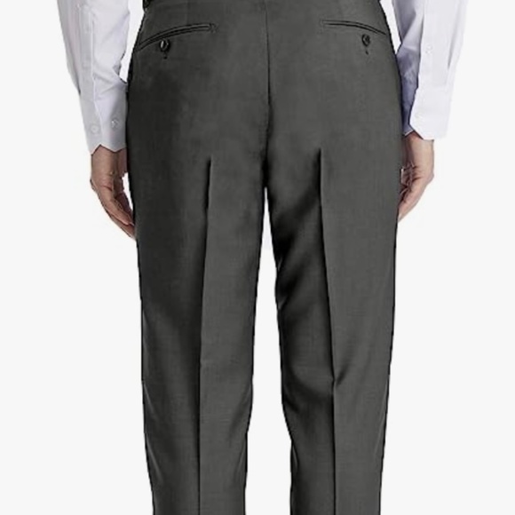 Brand New - Calvin Klein Men's Slim Fit Dress Pant - 34 x 32 - Charcoal Grey - Picture 4 of 6